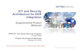 Oct 24 Webcast ICT and Security Architecture for DER ...integratedgrid.com/wp-content/uploads/2016/10/Oct...Project Development Webcast October 24, 2016 ICT and Security Architecture
