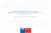 Contenido - Gobierno de Chile · INFORME EPIDEMIOLÓGICO. COVID-19. 01-04-2020. 7 SITUACIÓN EPIDEMIOLÓGICA CASOS CONFIRMADOS POR LABORATORIO EN CHILE Se presenta la curva de casos
