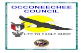 1 ll times OCCONEECHEE COUNCILOcconeechee Council Eagle Service Desk include: Receiving and logging all Eagle packets (e.g. the scout’s Eagle application, his Eagle project workbook