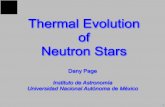 Thermal Evolution of Neutron Stars - Michigan State Universitybrown/FRIB-theory-2008/ppt-pdf/frib-ns… · (Akmal, Pandharipande, & Ravenhall, 1998), at T = 109 K Lepton cv will always