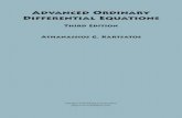 Advanced Ordinary Differential Equations - …...Advanced Ordinary Differential Equations Third Edition Athanassios G. Kartsatos Advanced Ordinary Differential Equations Hindawi Publishing