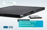 RUGGEDCOM RST2228 Brochure - Siemens...Product overview and benefits | RUGGEDCOM RST2228 The RUGGEDCOM RST2228 is a field modular 19“ Layer 2 rack switch with 10 Gbit/s uplinks,
