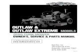 BBM-OwnerPartsManual Outlaw 2014 - Bad Boy Mowers...This manual applies to the following equipment: Bad Boy Outlaw Outlaw Extreme Series Outlaw 5400 54˝ 810cc Briggs Commercial Outlaw