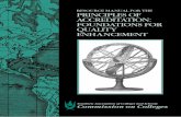 RESOURCE MANUAL FOR THE PRINCIPLES OF ... › media › documents › ii › Resource_Manual_2005.pdfPrinciples of Accreditation: Foundations for Quality Enhancement is an institutional
