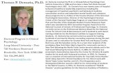 Thomas P. Demaria, Ph.D. Dr. Demaria received his Ph.D. in .... T. DEMARIA Presentation, DEC-18-2015 AT LISPAN.pdfThomas P. Demaria, Ph.D. Doctoral Program in Clinical Psychology Long