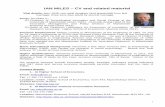 IAN MILES CV and related material - hse.ru · CV Ian Miles graduated in psychology from the University of Manchester in 1969. ... cf. his Google Scholar Profile and scribd and slideshare