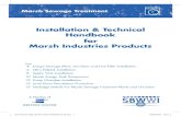 Installation & Technical Handbook for Marsh Industries ... · Installation & Technical Handbook for Marsh Industries Products A Member of Page 4 Ensign Sewage Plant, Uni:Gem and Five