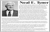 Neal E. Tyner - cache.legacy.net · Neal E. Tyner 80,ofParadiseValley,passed awayunexpectedlyJuly 14, 2010in Voss,Norway,while on acruisewithhiswife, Pia.BornJanuary 30,1930 in Grand