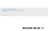 Kofax TotalAgility Migration From Kofax Products 2020-02-21¢  ¢â‚¬¢ Kofax TotalAgility Migration Guide: