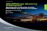 November 2013 Wolffdene Quarry (Hanson) › cdn-nrspp › wp-content › … · Wolffdene Quarry (Hanson) Sharing the road with trucks: Educating new drivers on safety CASE Study