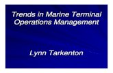 Trends in Marine Terminal Operations Management › files › SeminarPresentations › 06...Terminal Efficiency The Port operates 3 Marine Terminals and an Inland Port. - All operations