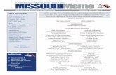 MISSOURIMemo - Mo Trucking · FMCSA Proposes Changes to Truck Inspection Rules On October 7, FMCSA issued a proposed rule covering five issues, one of which is based on a petition