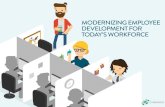 MODERNIZING EMPLOYEE DEVELOPMENT FOR TODAY’S WORKFORCE · 5 modernizing employee development for today’s workforce | Whether the employee in question is a younger millennial,