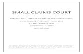 SMALL CLAIMS COURT - Duval County › resources › adobe › SmallClaims... · Audio tape duplication $5.00 Video tape duplication $10.00 CD/DVD duplication $5.00 County Civil -