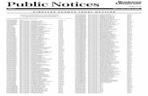 Public Notices · 2014-07-11 · Public Notices PAGES 21-84 ... RAYMOND J JR $43.28 0417368CFANO State of Florida vs. WATKINS, HATTIE $3,531.23 0417897CFANO State of Florida vs. BATES,ERIC