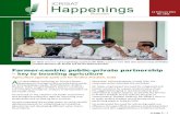 ICRISAT Happenings · 2015-02-13 · program by Dr CV Sameer Kumar, Senior Scientist - Pigeonpea Breeding; and the chickpea MAS for different traits and the facilities of wilt sick