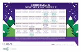 CHRISTMAS & NEW YEAR’S SCHEDULE - Luas Marketing Campaign/Luas 2014... · CHRISTMAS & NEW YEAR’S SCHEDULE For full information see and for Live Information download a Free Luas