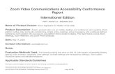 Zoom Video Communications Accessibility ... - umuc.zoom.us Application v5.0.2 for iOS VPAT.pdfPage 5 of 38 Criteria Conformance Level Remarks and Explanations Also applies to: EN 301