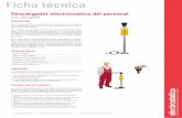 Ficha técnica - ELECTROSTÁTICA · Ficha técnica Este manual presenta el principio de funcionamiento, la instala-ción, operación y las precauciones de descargador electrostático