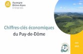 Chiffres clés économiques du Puy de Dôme · Chiffres‐clés économiques du Puy‐de‐Dôme –Juin 2019 5 UNE CROISSANCE DÉMOGRAPHIQUE MODÉRÉE 656 640 habitants dans le Puy‐de‐Dôme