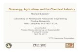 Bioenergy, Agriculture and the Chemical Industry · Bioenergy and Agriculture Bioenergy Energy derived from renewable resources in the form of transportation fuels, electrical energy,