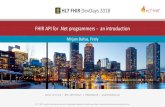 FHIR API for .Net programmers - an introduction...2018/06/19  · A FHIR Resource in C # - classes and enums public partial class Observation : Hl7.Fhir.Model.DomainResource ///