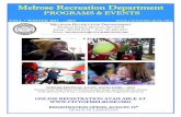 Melrose Recreation Department - Amazon Web Services · 2014-09-03 · Melrose Recreation Dept. – Fall/Winter ’13–‘14 5 Register Online at The Melrose Recreation Department