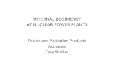 INTERNAL DOSIMETRY AT NUCLEAR POWER PLANTS · 2012-07-20 · INTERNAL DOSIMETRY AT NUCLEAR POWER PLANTS ... Actinides Case Studies. Learning Objectives • Identify radionuclides