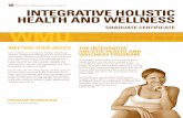 HEALTH AND WELLNESS - Western Michigan University · for career advancement in health and human service fields such as counseling, education, psychology, social work, nursing, music