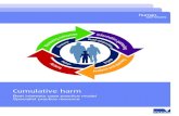 Cumulative harm specialist practice resource · systems leading to hypersensitivity and over activity. Children who have experienced toxic stress or severe disruptions to early brain