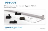 Pressure Sensor Type NPA · PDF file Pressure Sensor Type NPA 2 Application Guide 2.2 Pressure Output Characteristics (Calibrated Types) All NPA types, excluding NPA-100 series, are