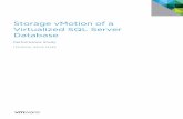 Storage vMotion of a Virtualized SQL Server …...TECHNICAL WHITE PAPER / 3 Storage vMotion of a Virtualized SQL Server Database Executive Summary This paper provides a deep look at