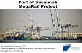 Port of Savannah MegaRail Projectaapa.files.cms-plus.com/2017Seminars/17Facilities/Chris Novack.pdfPort of Savannah MegaRail Project Christopher B. Novack, P.E. Senior Director of
