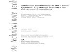 Situation Awareness in Air Traffic Control: Enhanced ... · Situation Awareness in Air Traffic Control: Enhanced Displays for Advanced Operations 5. Report Date January 2000 ... simulated