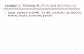Topics: buffers (FB-DIMM, RDIMM, LRDIMM, BoB, … › ~cs7810 › pres › 14-7810-03.pdfDisaggregated Memory Lim et al., ISCA 2009 •To support high capacity memory, build a separate