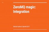 ZeroMQ magic: Integration - OpenAlt ... ZeroMQ magic: Integration Michal Vyskocil, OpenAlt 2017. About me 36 years Member of ZeroMQ community, maintainer of czmq, zproto, zproject