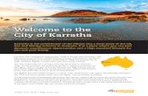 Welcome to the City of Karratha - DFP in Karrat… · Welcome to the City of Karratha Karratha is the powerhouse of the Pilbara and a focal point of the Oil, Gas and Mining industry