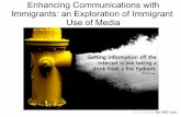 Enhancing Communications with Immigrants: an Exploration ... · 8. Immigrants trust ethno-cultural media 9. Employed immigrants are looking for employment information 10. Women immigrants