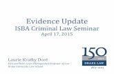 2015 Evidence Update - ISBA Criminal Law SeminarFinal › › resource › ... · Overview •Focus upon Iowa Supreme Court’s evidentiary decisionswithin the past five years •Confrontation