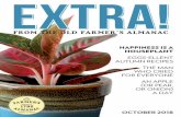 EXTRA! - Old Farmer's Almanac › sites › default › files › extra... · FEATURES GARDENING Happiness Is a Houseplant FOOD Eggs-ellent Autumn Recipes AMUSEMENT The Man Who Cried