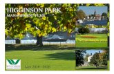 Higginson Park Management Plan HIGGINSON PARK › uploads › public › documents › Park... · 2017-08-15 · Higginson Park Management Plan Page 3 1.0 Introduction Higginson Park
