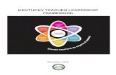 Kentucky Teacher Leadership Framework...The diagram chosen instead suggests that the six different areas of leadership represent intersecting and overlapping communities of practice;