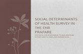 Social determinants of health survey in the ehr › wp-content › uploads › 2016 › 08 › NextGen... · SOCIAL DETERMINANTS OF HEALTH SURVEY IN THE EHR PRAPARE PROTOCOL FOR RESPONDING