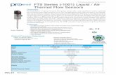TFS Series Liquid/Air Thermal Flow Sensors › static › specs › fts1001thermalflow.pdfAutomationDirect’s ProSense FTS series thermal flow sensors offer a very cost-effective