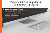 NextChapter How To's - Amazon S3...NextChapter How To’s Adding liens and exemptions to real and personal property Did you know that when you add an address that is residential and