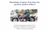 Physiology of aging. How does the geriatric patient differs? · • Aging is associated with reduced functional reserve and a compromised ability to cope with stressors • Elderly