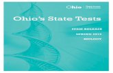 Ohio’s State Tests · Requires students to solve science-based engineering or technological problems through application of scientific ... Interpreting and Communicating Science