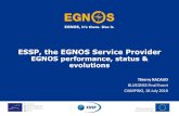 ESSP, the EGNOS Service Provider EGNOS performance, status ...bluemed.aero/public/documenti/03.ESSP presentation BLUEGNSS... · All RIMS EGNOS Services SoL SDD publication : Q3-2018