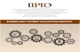 EXEMPLARY PATENT VALUATION REPORT - IIPRD | Home · PDF file A report by industry lobby group Associated Chambers of Commerce and Industry of India (ASSOCHAM) suggests that approximately