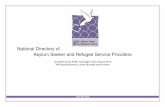 National Directory of Asylum Seeker and Refugee Service ... · • Community development programs and youth programs • Enterprise facilitation support to local entrepreneurs with
